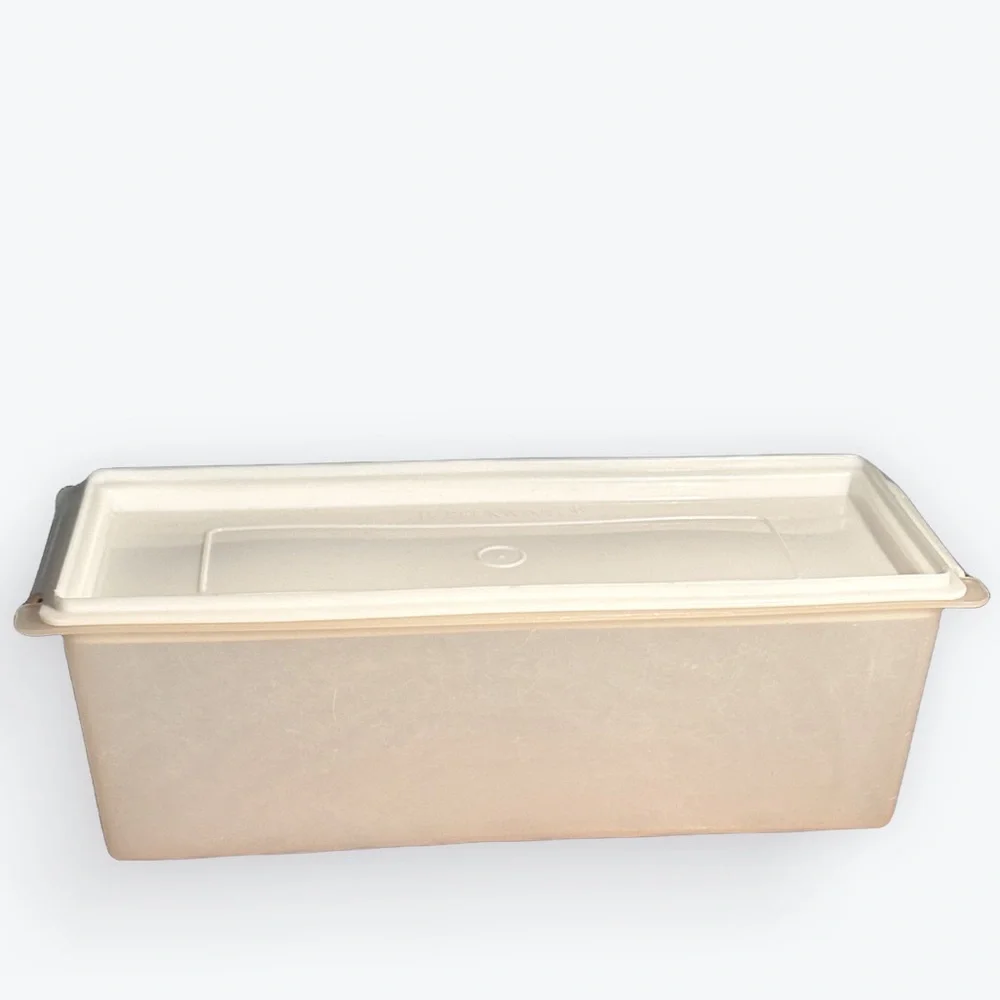 1960s Vintage Original Classic White Clear Tupperware Fridge/Storage Container